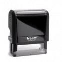 Printy 4913 Timbro di testo Trodat PERSONALIZZATO fino a 6 righe nero dim. max personalizzazione 58x22 mm - 11664