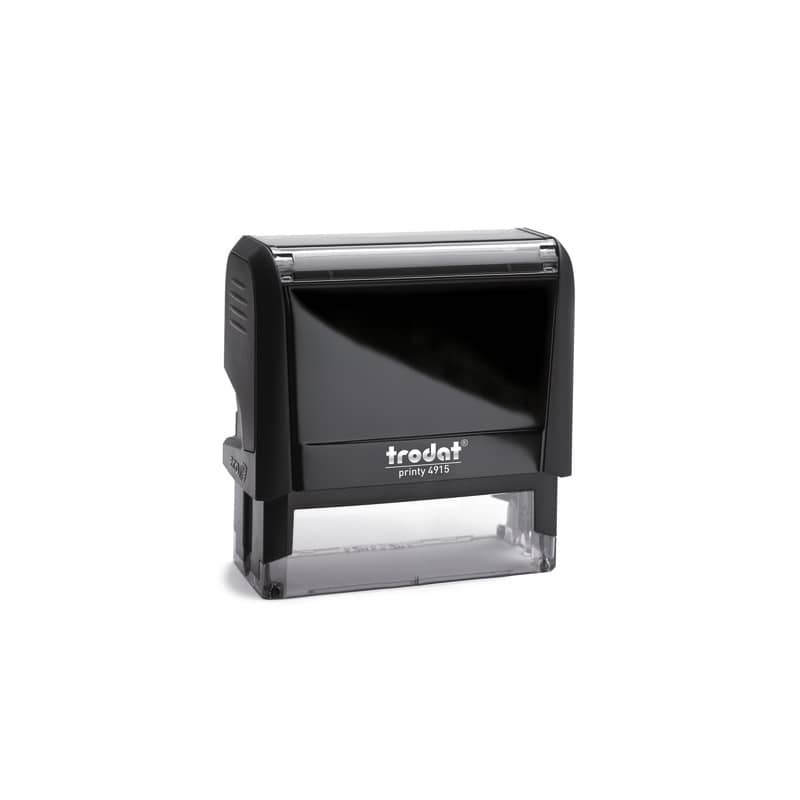 Printy 4915 Timbro di testo Trodat PERSONALIZZATO fino a 7 righe nero dim. max personalizzazione 70x25 mm - 11665