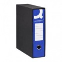 Registratore protocollo con custodia Q-Connect dorso 8 cm - 28,5x34,3 cm - blu RQ-CON-P8BL (Conf.10)
