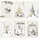 Biglietti augurali Natalizi "Buon/Felice Natale" 12x18 cm - conf.6 pezzi Biembi B4P232C61