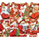 Chiudipacco natalizi con filo - soggetto "Babbo Natale" - 4,5x8 cm - conf. 12 pezzi Biembi - BAP208C72F
