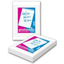 Fogli protocollo Blasetti A4 120 g/m² - bianco - risma da 100 fogli - 7149
