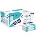 Asciugamano 2 veli Aquastream piegato a "Z" - conf. 15 pacchetti Lucart Professional 242 foglietti - 864018U