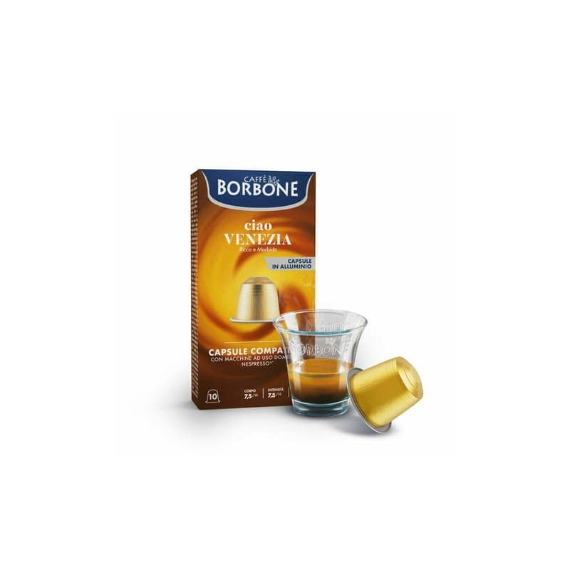 Capsule compatibili Respresso Ciao Venezia alluminio Caffe Borbone 100 pz - REBCIAOVENEZIA