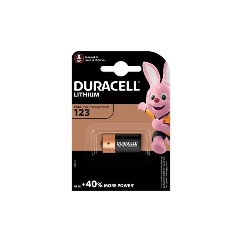 Batteria Duracell Litio 123 Ultra M3 Foto blister da 1 pila DU28