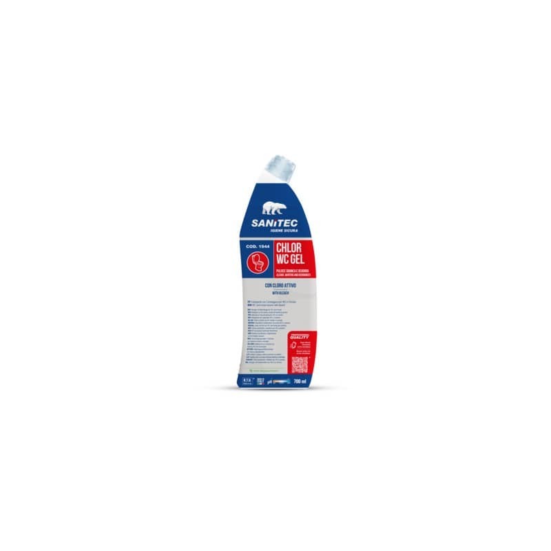 Detergente con candeggina Sanitec WC e orinatoi - 700 ml - 1944