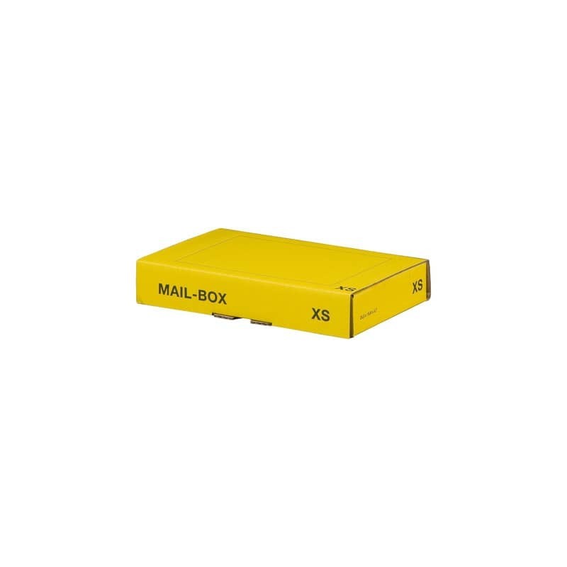 Scatole postali gialle 244x145x43 mm - conf. 20 pz Bong misura XS 212151020