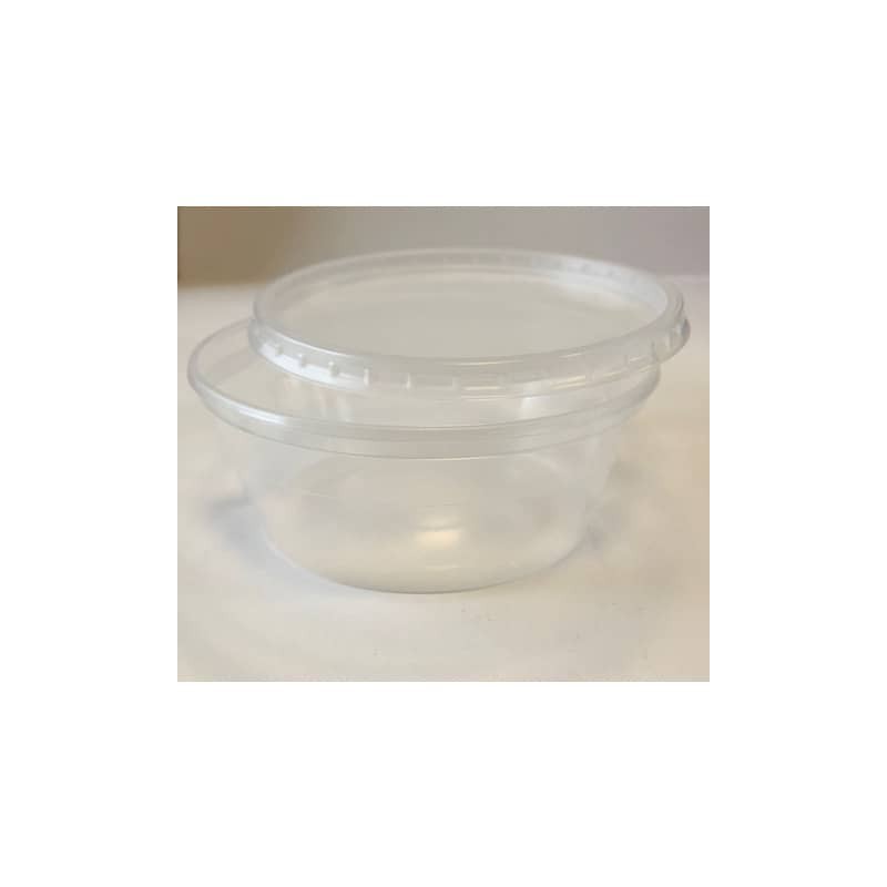 Contenitore trasparente in polipropilene conf. 50 pz Dopla Professional 350 ml 28085