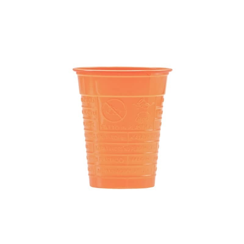 Bicchieri in PS Dopla DO Colors 200 ml arancione - conf. 100 pz - 2544