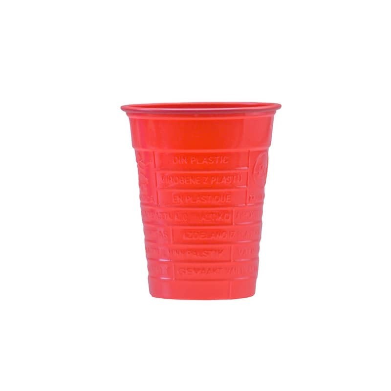 Bicchieri in PS Dopla DO Colors 200 ml rosso - conf. 100 pz - 2443