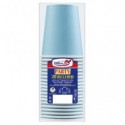 Bicchieri carta WD 250 ml conf. 20 pz Dopla Green azzurro 42190