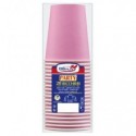 Bicchieri carta WD 250 ml conf. 20 pz Dopla Green rosa 42192