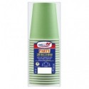 Bicchieri carta WD 250 ml conf. 20 pz Dopla Green verde 42191