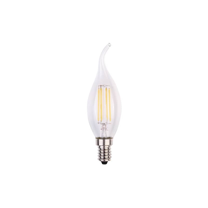 Lampadina LED a filamento fiamma 6W attacco E14 806 lumen luce naturale MKC 4000K - 499048561