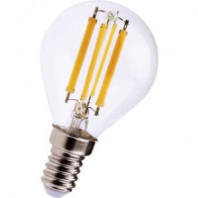 Lampadina LED a filamento minisfera 6W attacco E14 806 lumen luce fredda MKC 6000K - 499048552