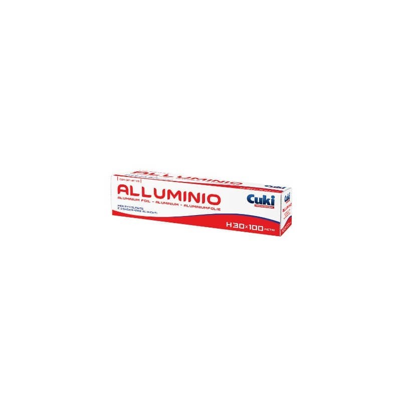 Rotolo di alluminio con astuccio Cuki Professional 326 mm x 150 m 3933015