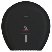 Dispenser antibatterico per carta igienica Maxi Jumbo Defend Tech - 34,5x34,5x14,8 cm Papernet nero - 417205