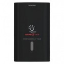 Dispenser antibatterico per carta igienica interfogliata Defend Tech - 26,5x16,5x13,5 cm Papernet nero - 416157