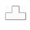 Sticker per pavimenti a T - 15x5 cm - Tarifold bianco conf. 10 pz - B197302