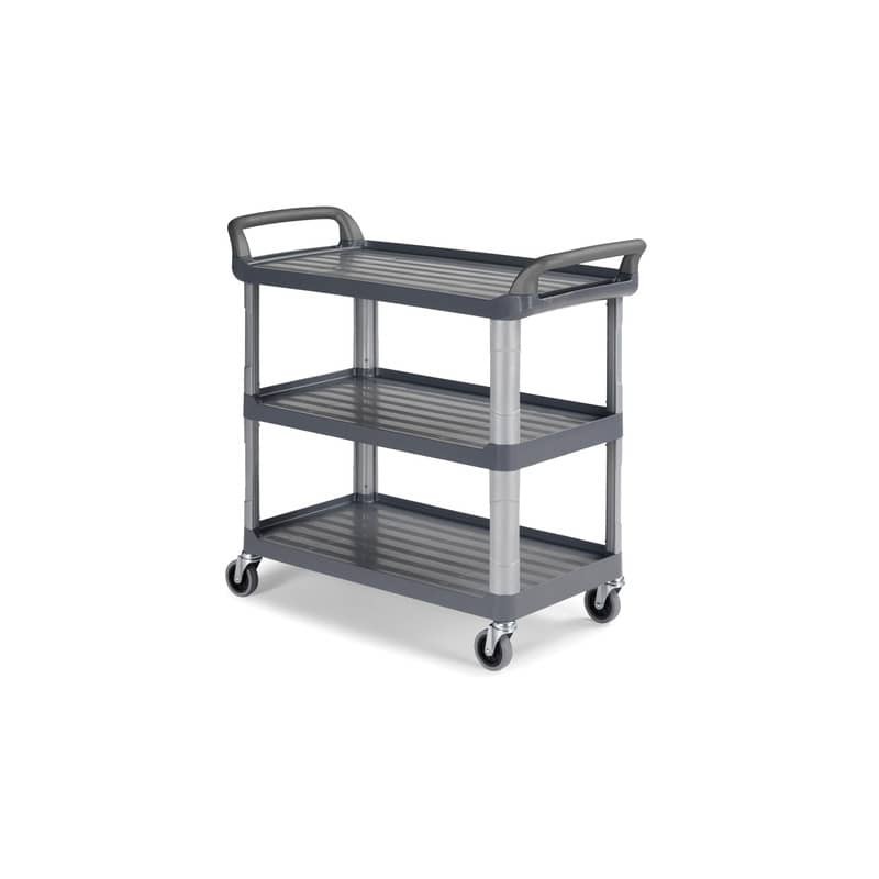 Carrello grigio in polipropilene Shelf 3800 - 111x50x102,5 cm TTS 3 ripiani 0F003800ET