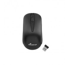 Mouse ottico 3 pulsanti wilreless USB 2.0 Media Range nero MROS209