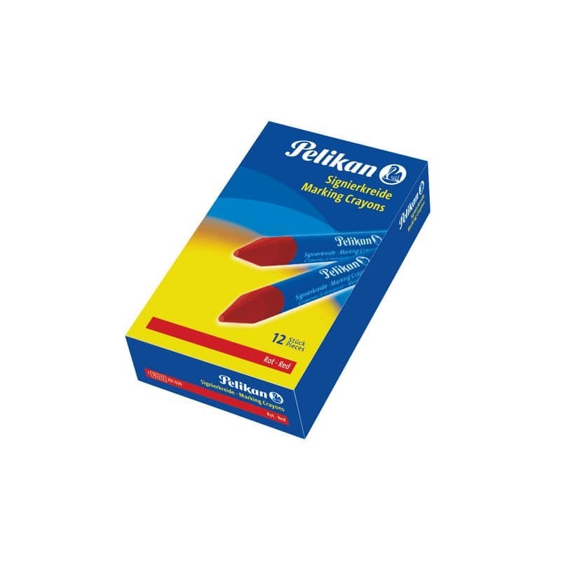 Pastello industriale Pelikan 762 rosso  conf. da 12 - 100436045