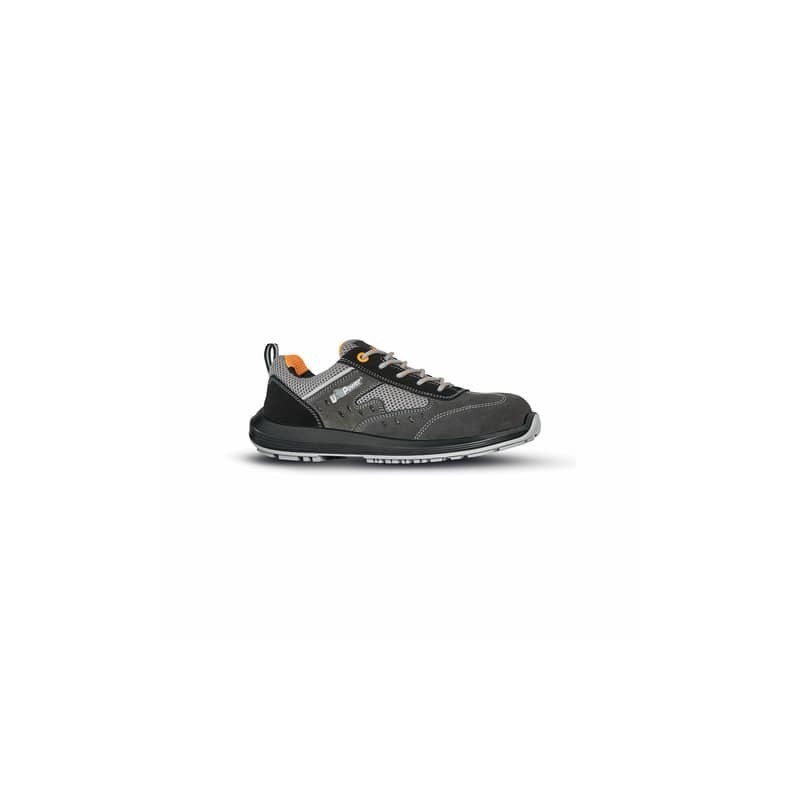 Scarpe antinfortunistiche in pelle scamosciata Brezza S1P SRC grigie U-Power N° 44 - RR20196-44