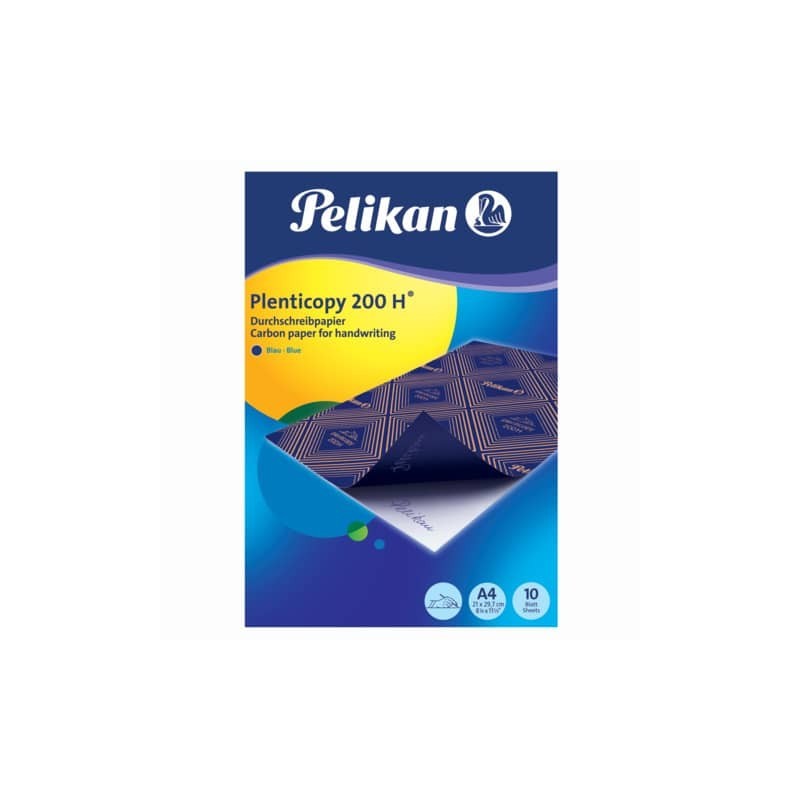 Carta da ricalco Pelikan Plenticopy 200H blu confezione 10 fogli - 100401561