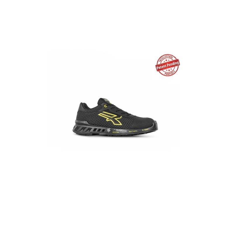 Scarpe antinfortunistiche leggere con puntale Airtoe® Aluminium Matt S3 SRC CI ESD giallo-nere U-Power N° 40 RV20014-40