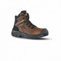 Scarpe antinfortunistiche in pelle pull-up idrorepellente Greenland S3 SRC nero-marrone U-Power N° 40 - RR10364-40