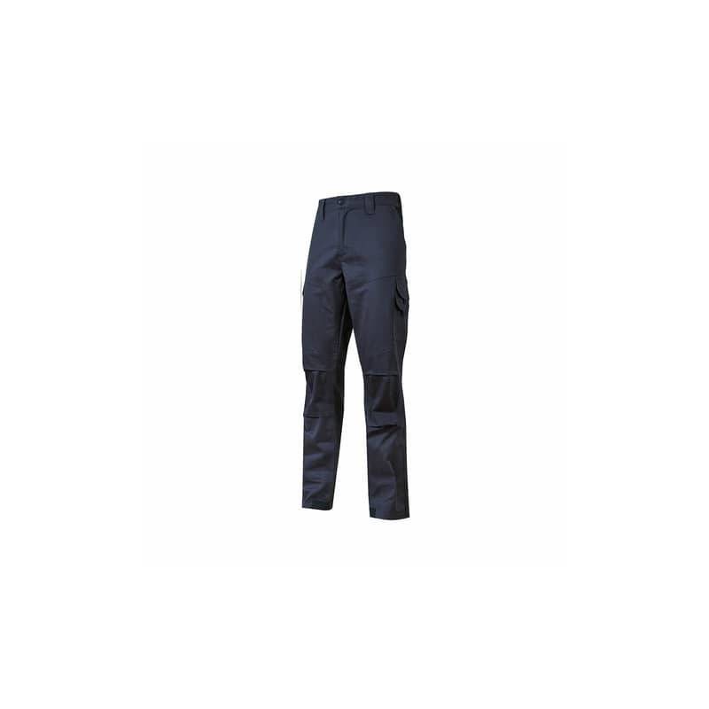 Pantalone da lavoro in cotone elasticizzato Guapo blu U-Power taglia M ST211WB-M