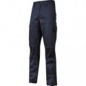 Pantalone da lavoro in cotone elasticizzato Guapo blu U-Power taglia L ST211WB-L