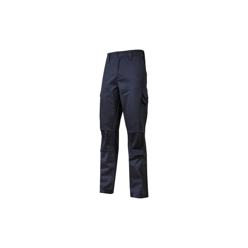 Pantalone da lavoro in cotone elasticizzato Guapo blu U-Power taglia L ST211WB-L