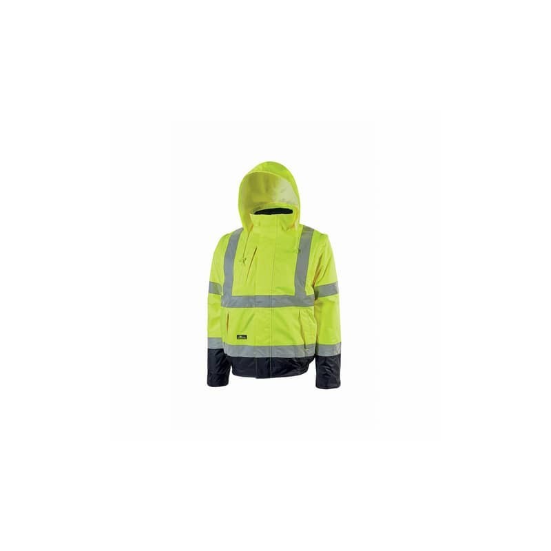 Giubbotto bomber alta visibilita' Crafty Yellow Fluo U-Power taglia M HL158YF-M
