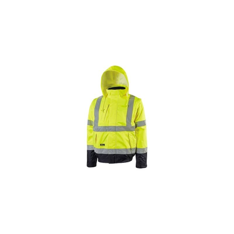 Giubbotto bomber alta visibilita' Crafty Yellow Fluo U-Power taglia XL HL158YF-XL