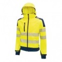 Giacca in tessuto Softshell Miky Yellow Fluo U-Power taglia XL HL169YF-XL