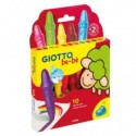 Pastelloni a cera colori assortiti + appuntapastellone conf. 10 pezzi Giotto Bebè assortiti - F477900