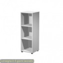 Contenitore 3 caselle a giorno Maximail 41x40xH.121,6 cm Artexport grigio alluminio - 3MaxM/5