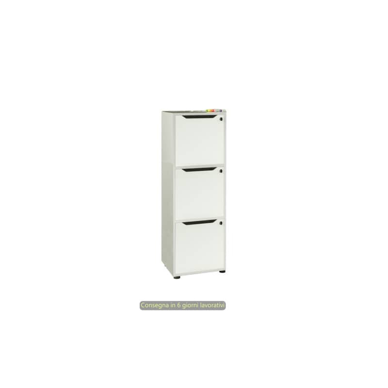 Set 3 ante pantografate con serratura Maximail 36,8xH.36,8 cm Artexport bianco 3aMaxM/3