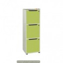 Set 3 ante pantografate con serratura Maximail 36,8xH.36,8 cm Artexport verde 3aMaxM/V