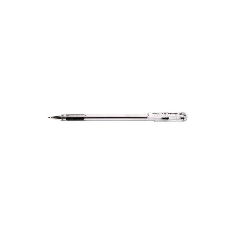 Penna a sfera Superb Comfort punta media 1 mm - conf. 12 pezzi Pentel nero BK77M-A