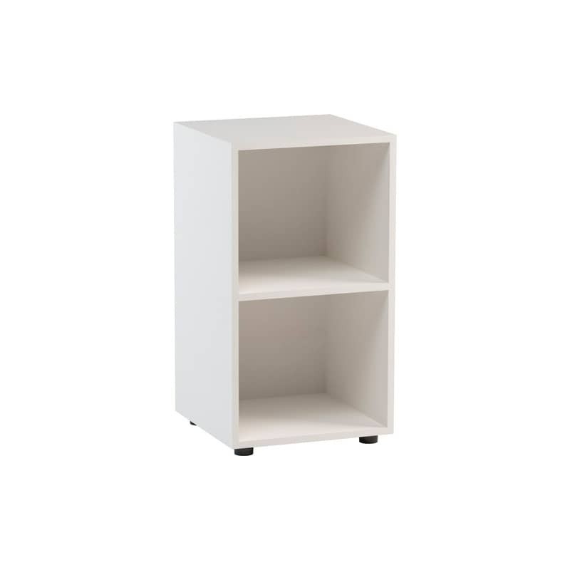 Locker a 2 vani in legno nobilitato in melanimico 45x44,5x81,5 cm Motris bianco ALKSW01WH