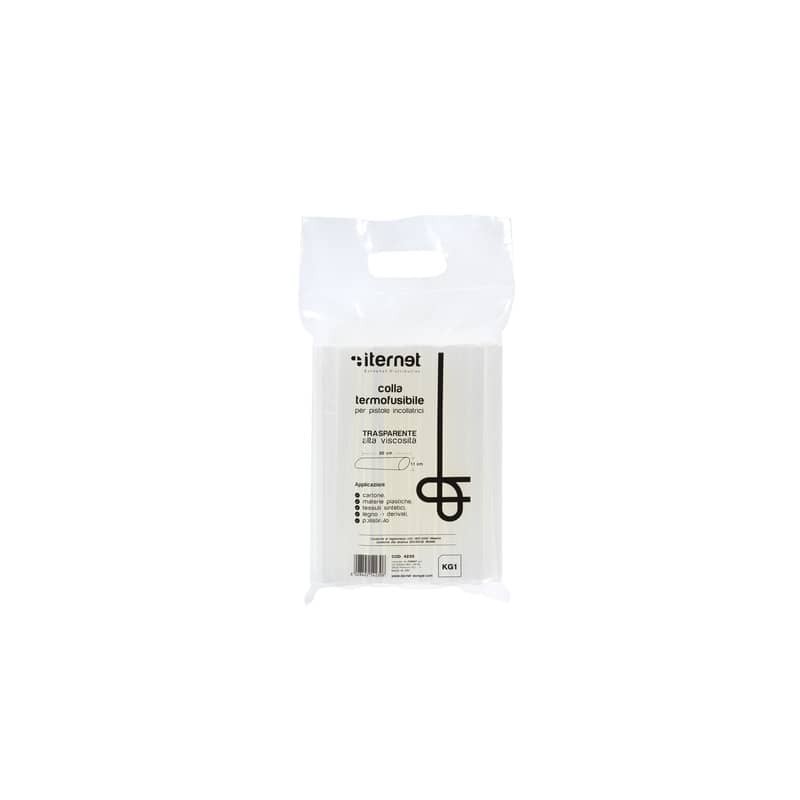 Refill colla stick per pistole colla a caldo Iternet sacchetto da 1 Kg 4230