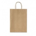Borsa Allegra neutra sealing avana con manici in carta ritorta conf. 25 pz Rex-Sadoch 16x8x39 cm - SDS39AVN