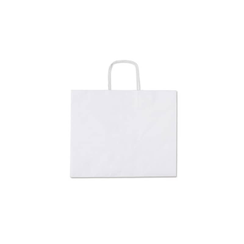 Borsa Takeaway kraft bianca 36,5x25x30 cm conf. 150 pz Rex-Sadoch 100 gr/mq TAKEAWBIA