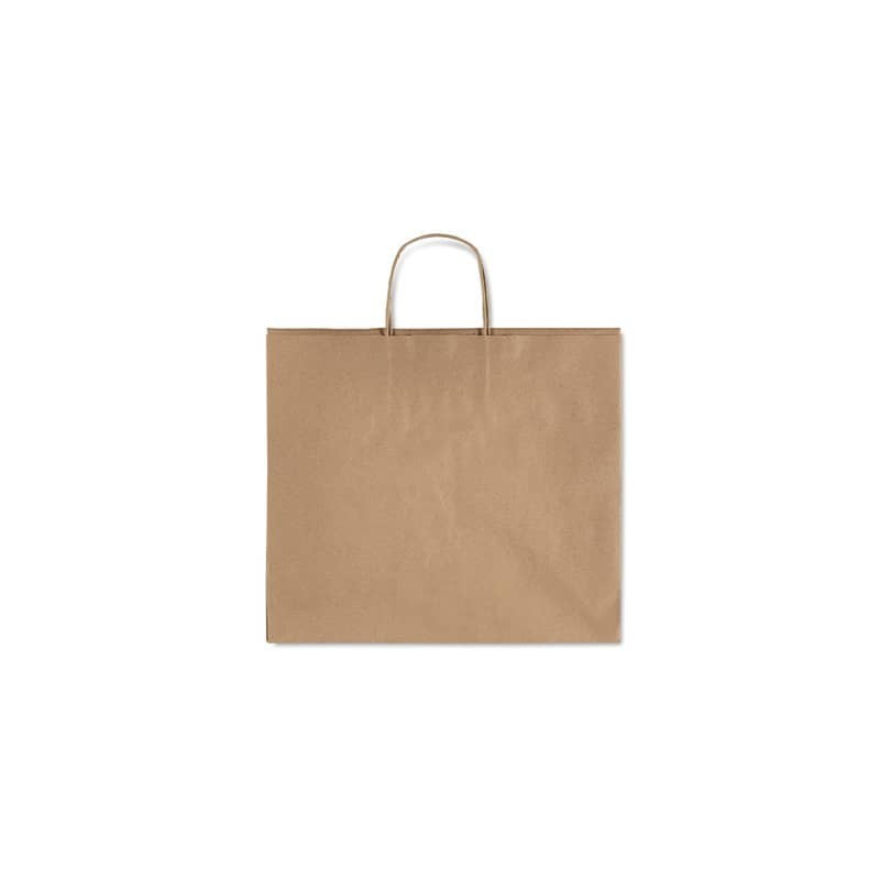 Borsa portapizza stampa generica 33x37x31 cm conf. 200 pz Rex-Sadoch kraft avana - PIZZAPACKAVN