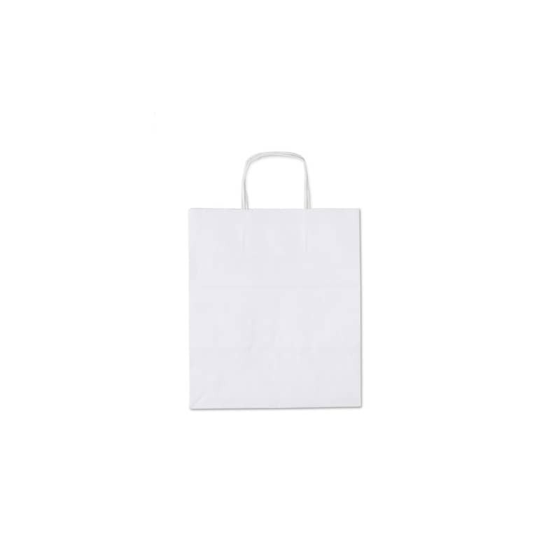Borsa Pastipack kraft bianco 28x20x32 cm conf. 25 pz Rex-Sadoch 100 gr/mq PASTIPACKBIA
