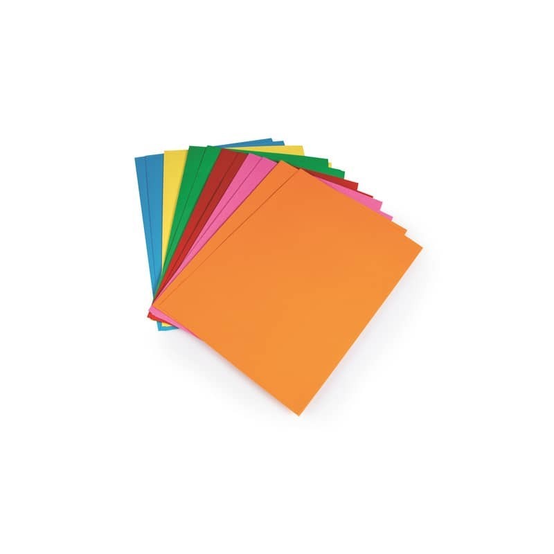 Cartellina a 3 lembi Brefiocart Color 24,5x35 cm cellulosa 200 g/m² arancio Conf. 25 pezzi - 0205511.AR