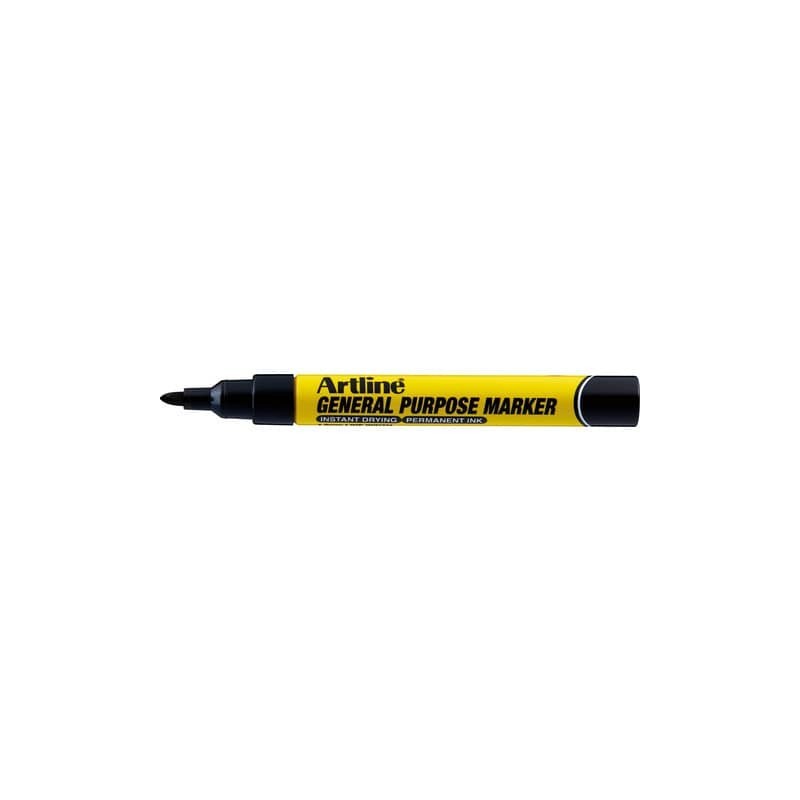 Marcatore permanente General Artline - punta tonda 1,5 mm nero A GPM/N