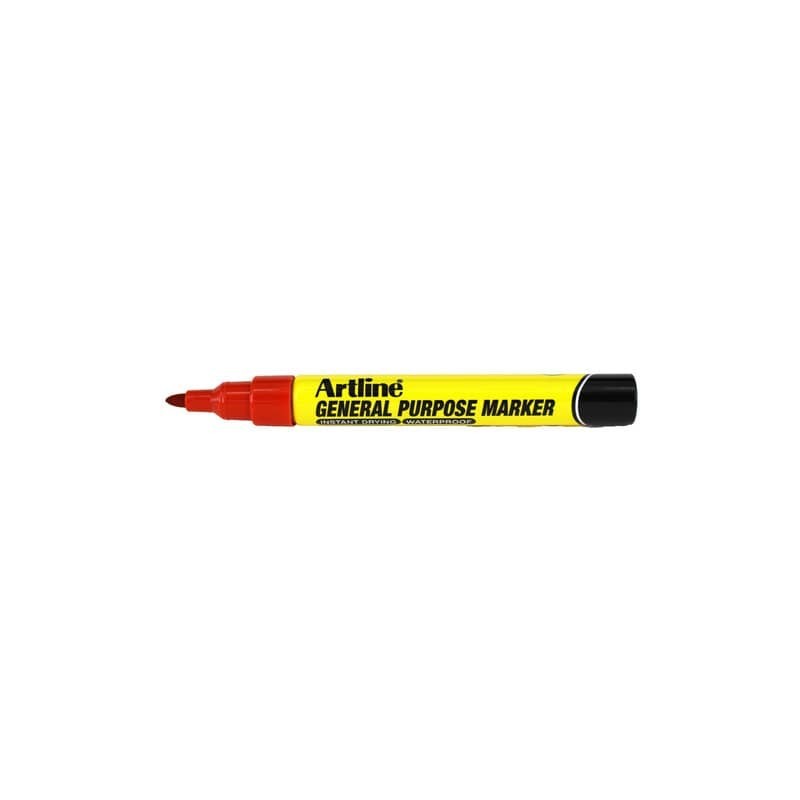 Marcatore permanente General Artline - punta tonda 1,5 mm rosso A GPM/R (Conf.12)